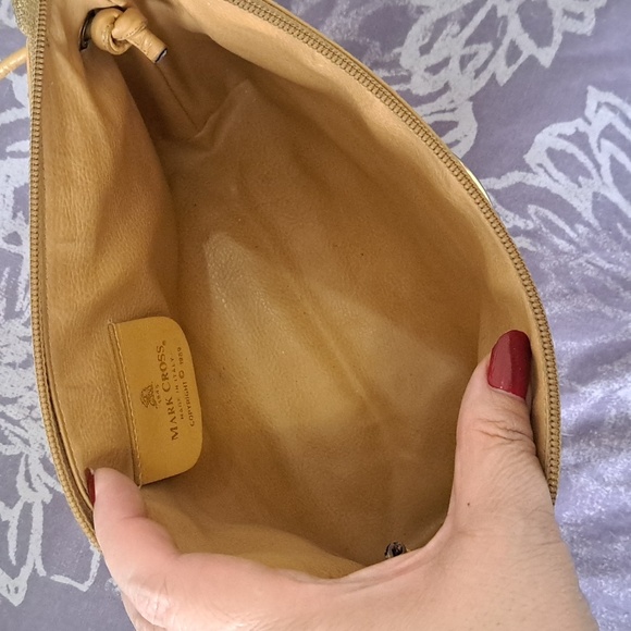 RARE Mark Cross Authentic Beautiful Vintage Purse Made in Italy with Copyright - Picture 9 of 12